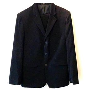 Boys size 18 black Calvin Klein suit